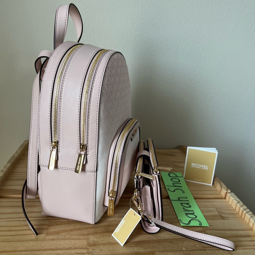 🌼Michael Kors Jaycee medium zip pocket backpack Set - Picture 5 of 16